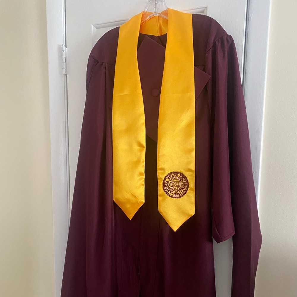 Arizona State University - Cap, Grown, and Stole.